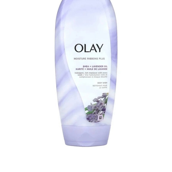 3 OLAY Moisture Ribbons Plus Shea & Lavender Oil Body Wash - Picture 2 of 10